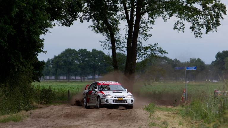 Piet van Hoof tijdens de Vechtdalrally (foto: Dré Galiart)