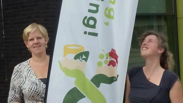 Anne Marie Verkade-Diphoorn en Eva van Dijk (foto: Foodsharing.nl)