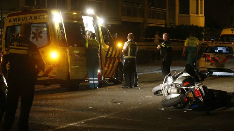 De situatie na het duwincident in Eindhoven (foto: Gabor Heeres/SQ Vision Mediaprodukties).