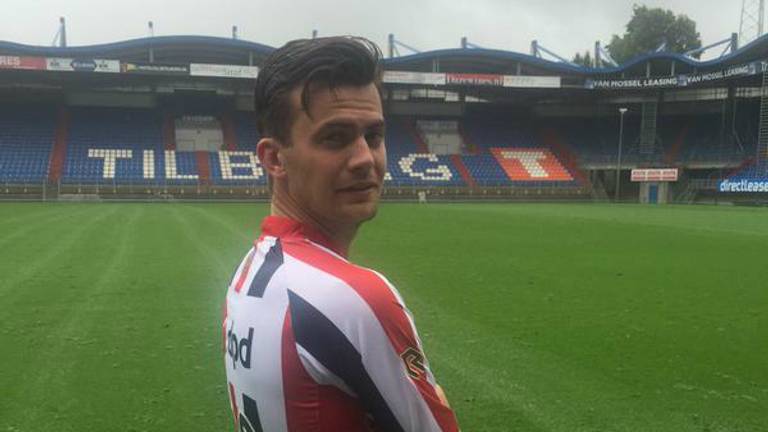 Erik Falkenburg is blij met zijn transfer naar Willem II (Foto: Job van der Zon)