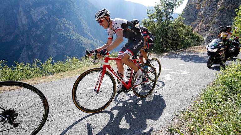 Bauke Mollema eindigde als zevende in de Tour 2015. (Foto: ANP).