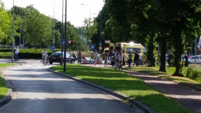 Man ernstig gewond ( foto: NoodhlpDenBosch / Twitter)