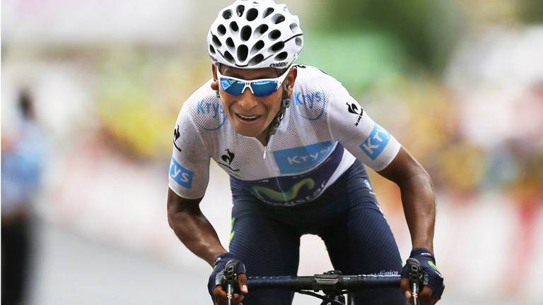 Quintana werd tweede in de afgelopen Tour de France. (Foto: ANP)