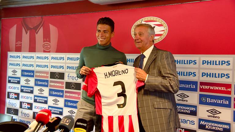 Moreno traint mee met PSV-selectie