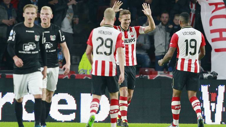 Luuk de Jong scoorde opnieuw de openingstreffer