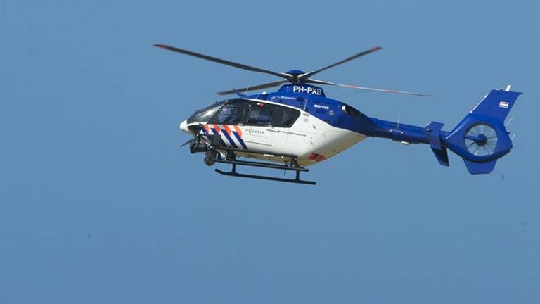 Er werd een helikopter ingezet. (archieffoto)