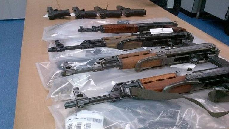 Wapenvondst in Nieuwegein (Foto: Politie)