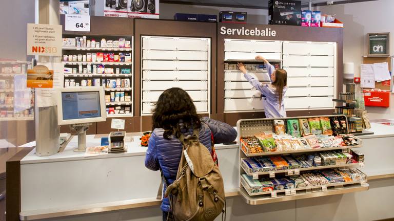 Rookwaren zijn afgedekt. (foto: Albert Heijn)