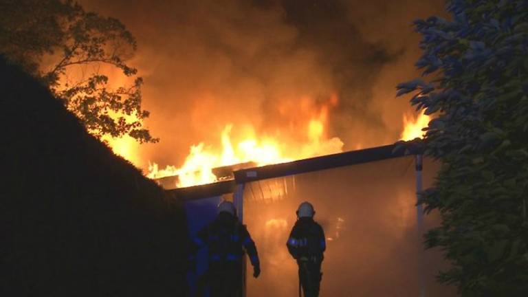 Het chalet in Schijndel brandde uit 