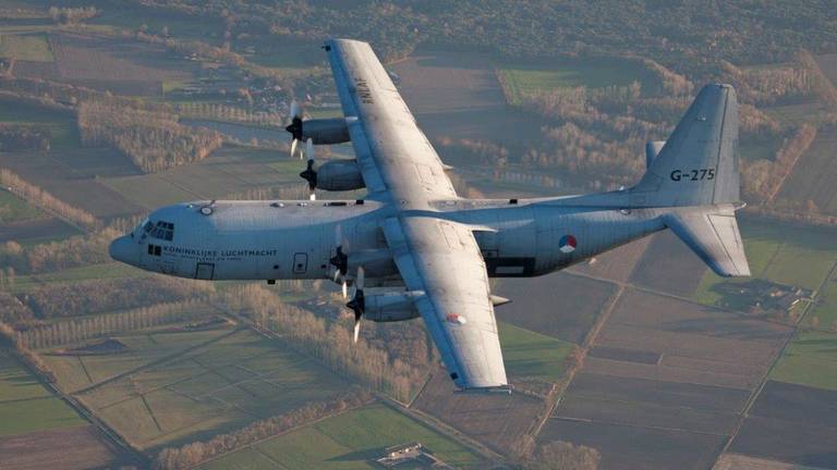 Een C-130 wordt ingezet voor wereldwijd luchttransport. (Foto: Koninklijke Luchtmacht).
