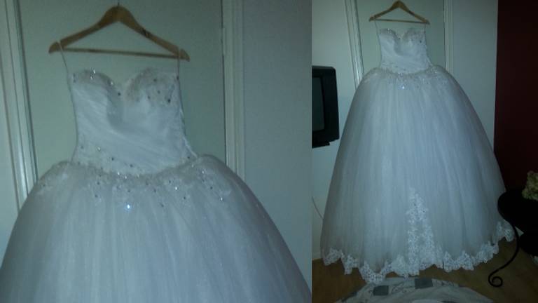 De gestolen jurk (foto: Yvonne Stork)