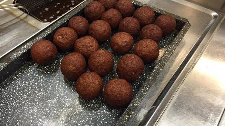 De lekkerste gehaktballen van Nederland. (Foto: Emile Vaessen)