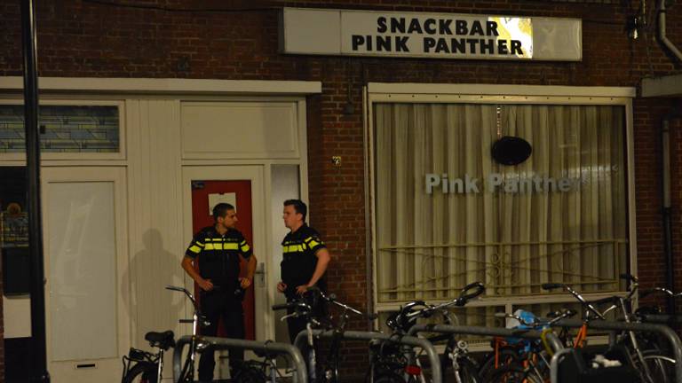 Overval op snackbar Pink Panther (foto: Perry Roovers / SQ Vision)