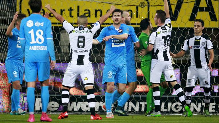 Heracles juicht, Willem II baalt. (Foto: VI Images)