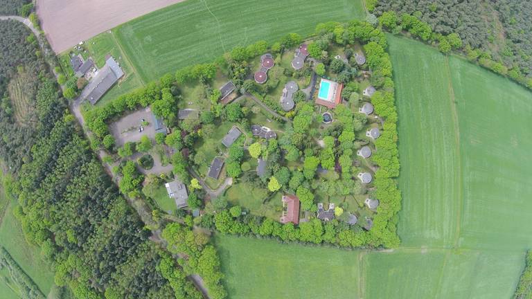 Een luchtfoto van het recreatiepark. (foto: Den Beerschen Bak)