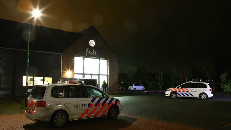 De plaats waar de vrouw in de auto gevonden is (foto: SQ Vision)