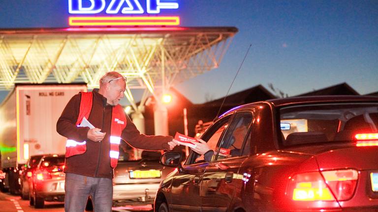 Staking van vandaag (Foto: FNV)