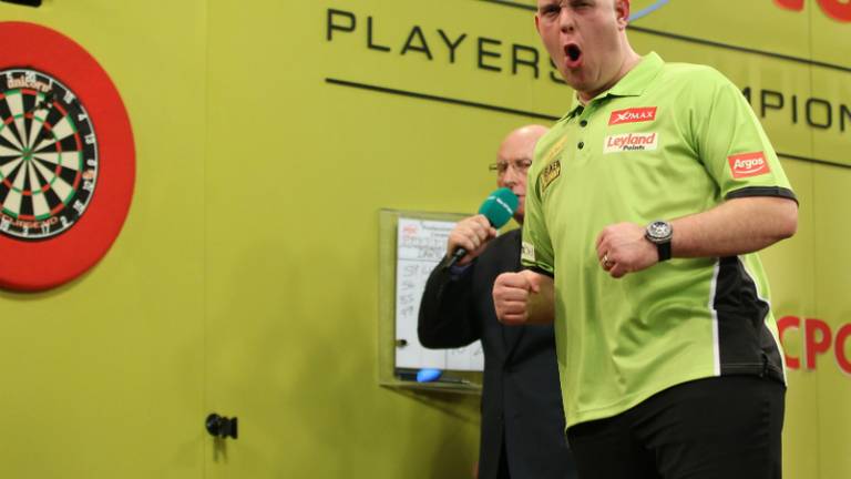 Michael van Gerwen wordt weer gezien als titelfavoriet. 