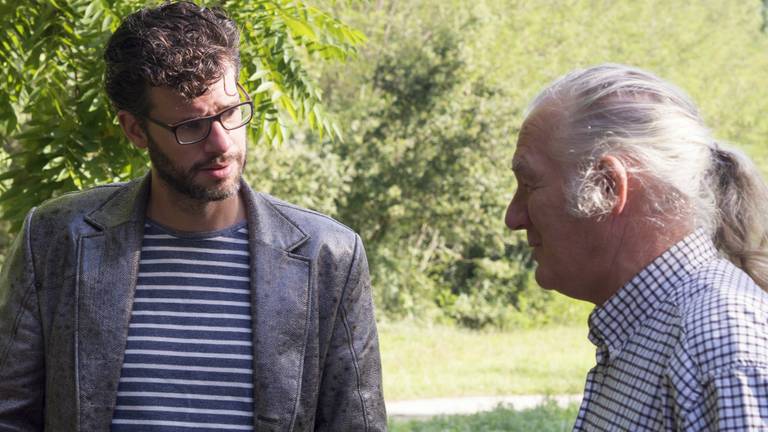 Hans van Helden (r) met Erik Dijkstra