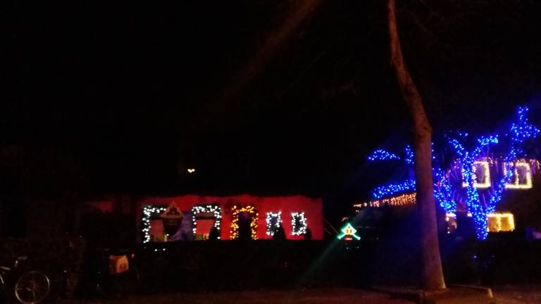 Kerstshow bij de familie Nijhuis in Breda