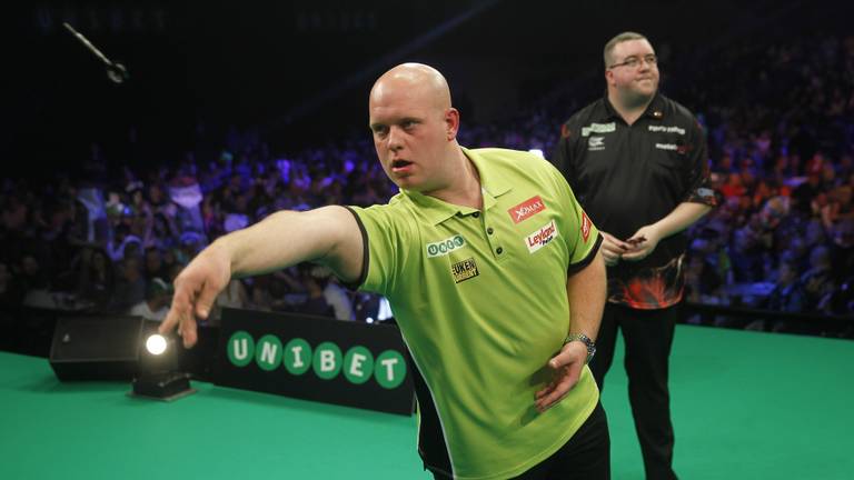 Van Gerwen speelde indrukwekkend. (Foto: Lawrence Lustig/PDC)