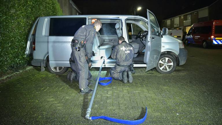 Met dit systeem kan drugsafval al rijdend gedumpt worden (foto: Jack Brekelmans / Persburo BMS).