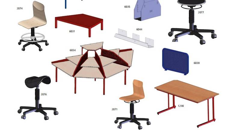 Galvanitas maakt schoolmeubilair