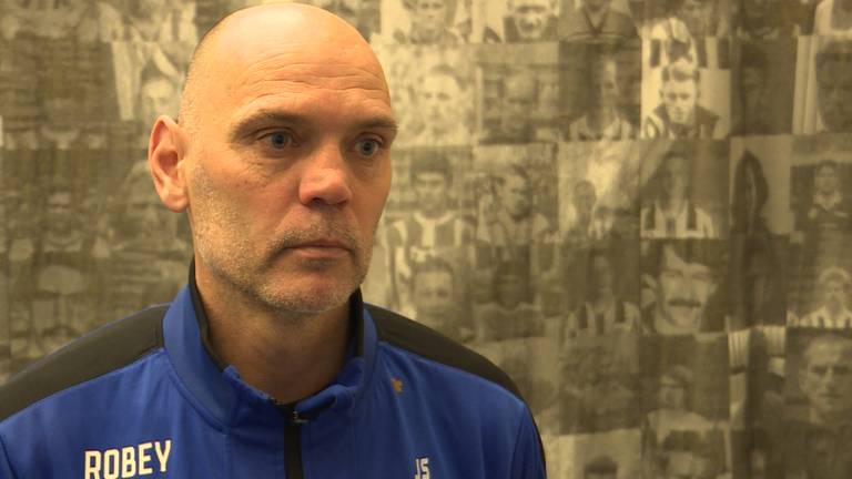 Jurgen Streppel in beeld bij FC Groningen.