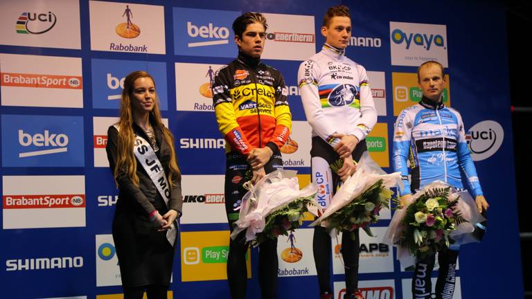 Van der Poel wint (foto: Marjolein Bax/Omroep Brabant)