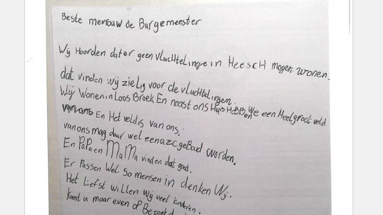 Het briefje van de kinderen