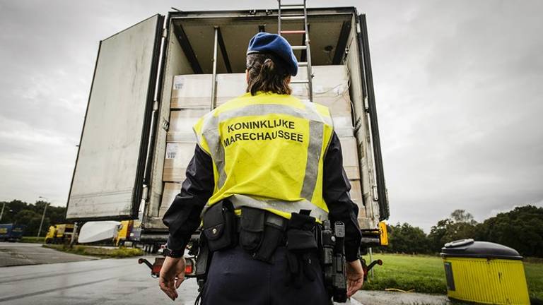 Grenscontroles bij Hazeldonk (foto: ANP)