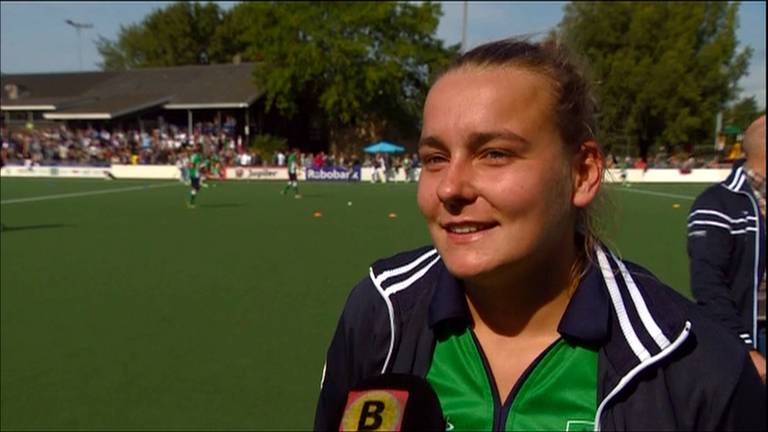 Push-hockeyster Kiki van der Kreek.