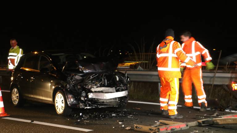 Een van de betrokken auto's (foto: Mathijs Bertens / Stuve Fotografie)