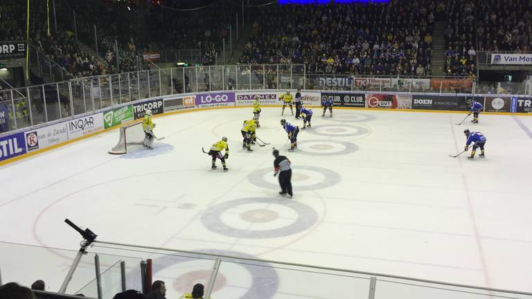 Tilburg Trappers in hun kampioenswedstrijd. Foto: Floyd Aanen