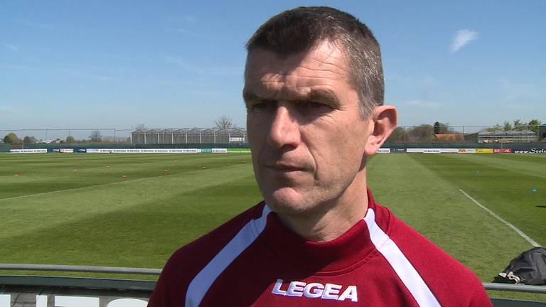 Marinus Dijkhuizen, trainer van NAC Breda.