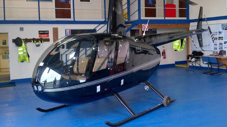 De helikopter werd teruggevonden in Surrey. (foto: National Crime Agency)