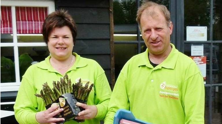 Peter en Jolanda van der Heijden. (Foto: Brabants Asperge Genootschap).