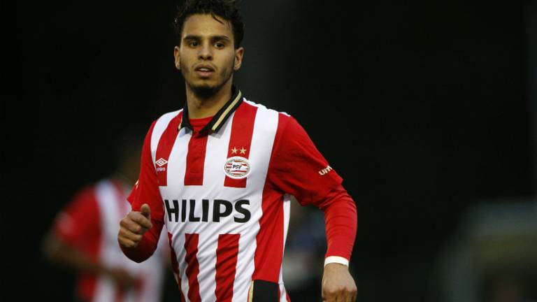 Adam Maher speelt de laatste weken wedstrijden voor Jong PSV