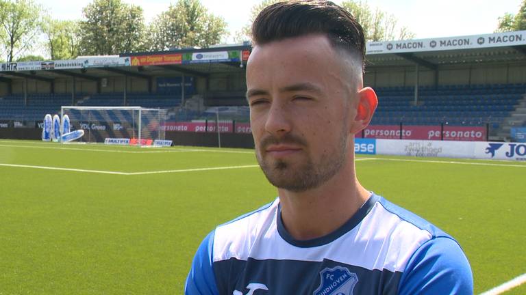 LInksback Maxime Gunst van FC Eindhoven.