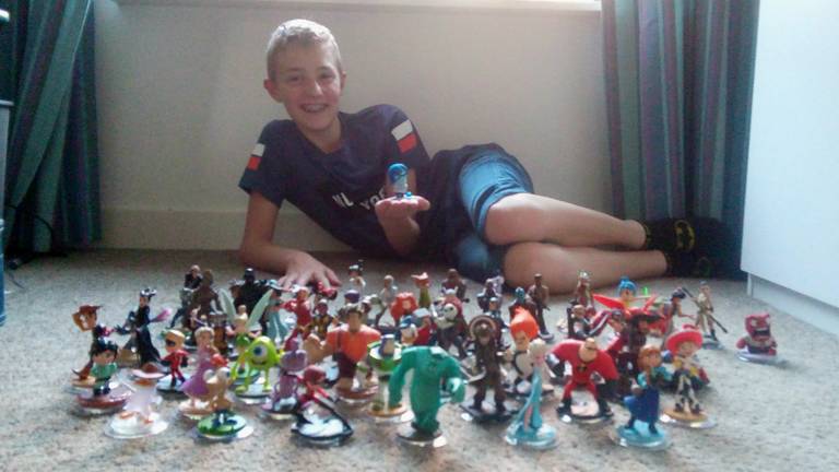 Tim Wanders en zijn Disney Infinity actiefiguren