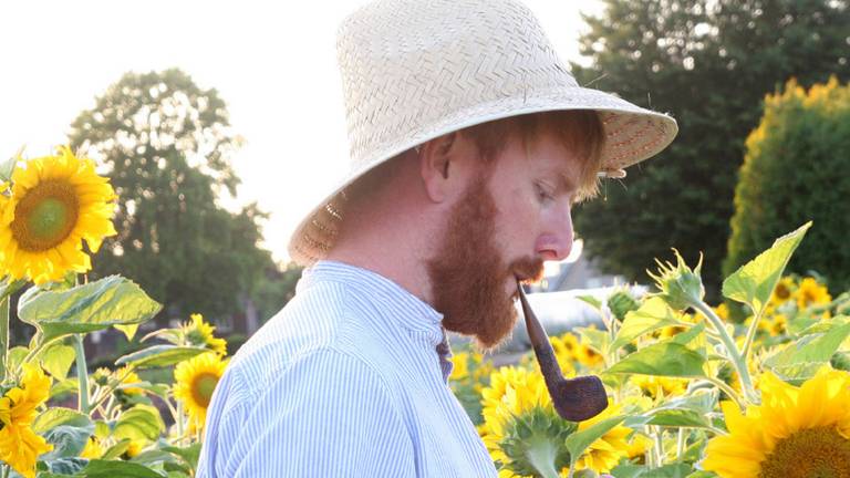 Freek de Bruijn als Vincent van Gogh (foto Werner Pellis)