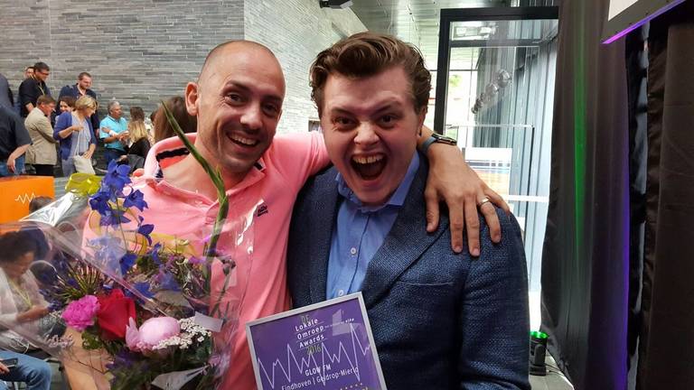 Rob Janssen (rechts) is radiotalent van het jaar. Foto: Studio 040