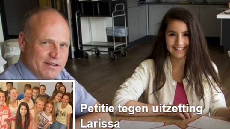 Larissa mag blijven