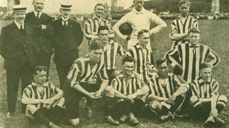 Het kampioensteam van Willem II, honderd jaar geleden