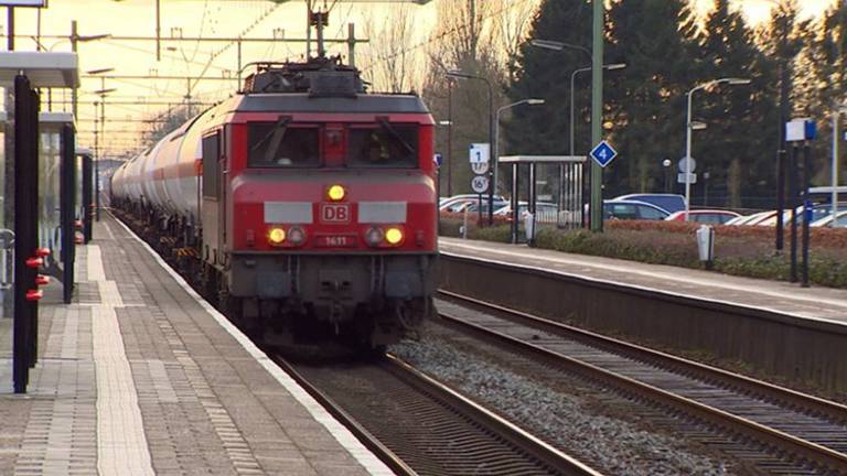 Goederentrein met gevaarlijke stoffen