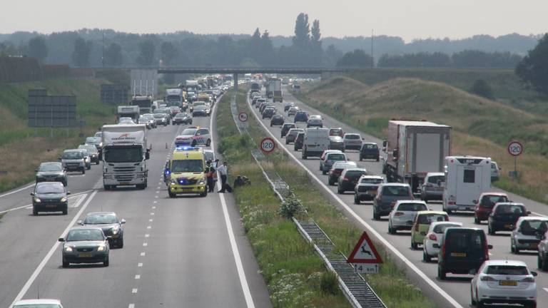 De plek van het ongeval (foto: Stan Pittens/GinoPress)