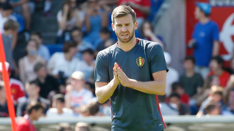 Nicolas Lombaerts in het tenue van België