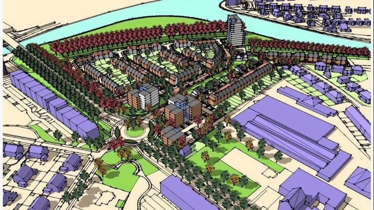 Het oorspronkelijk plan Wilhelminahaven (©: Zeeman Vastgoed)