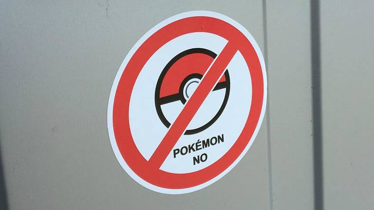 Pokémon Go wordt Pokémon No: Sticker houdt ongewenste Pokémon Go-spelers buiten de deur