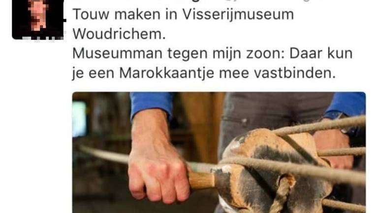 Touw kan ook gebruikt worden om Marokkaantjes mee vast te binden